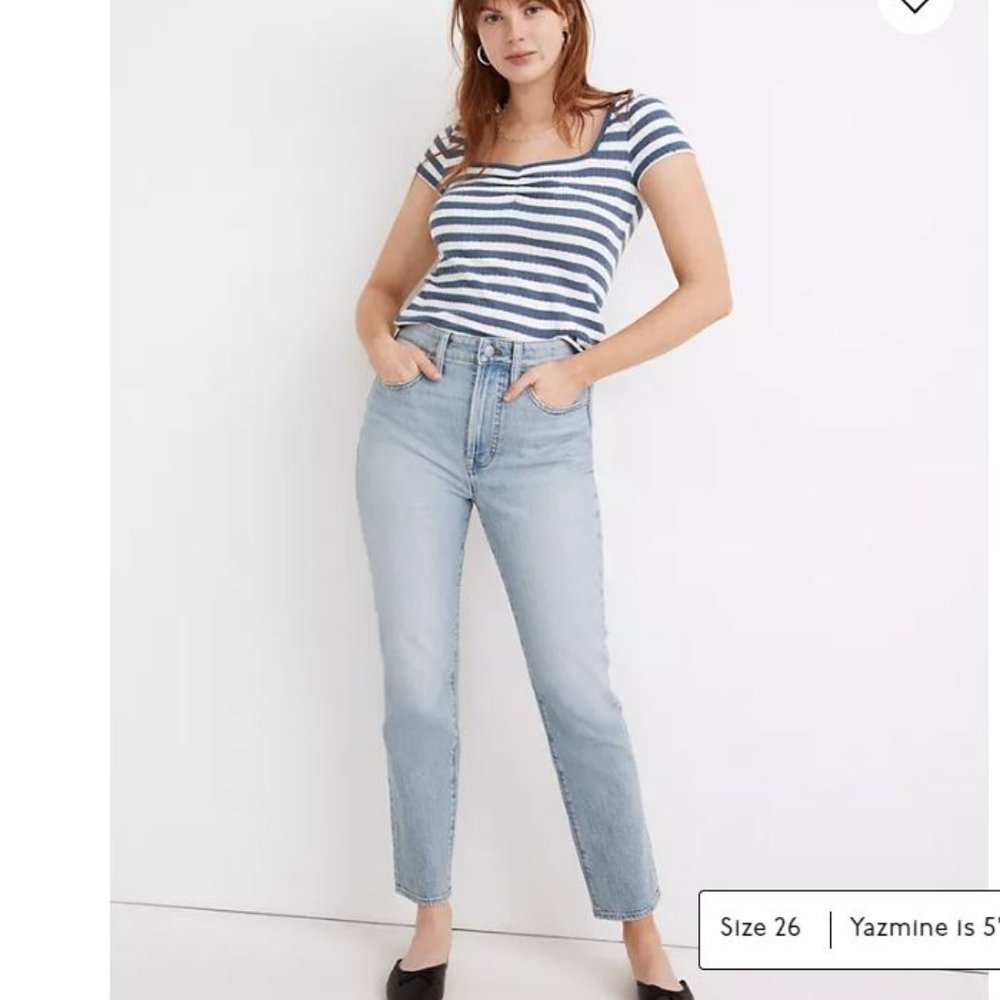 Madewell Curvy Perfect Vintage Jean in Fiore Wash